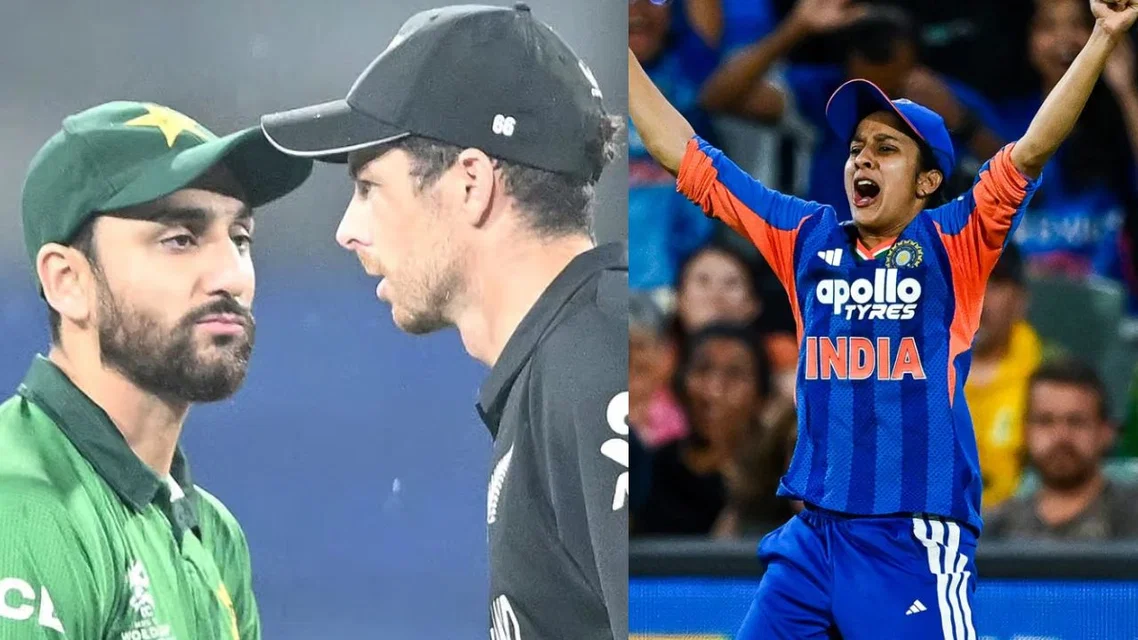 Pakistan and New Zealand skipper [L] Jemimah Rodrigues [R] [Source: X]